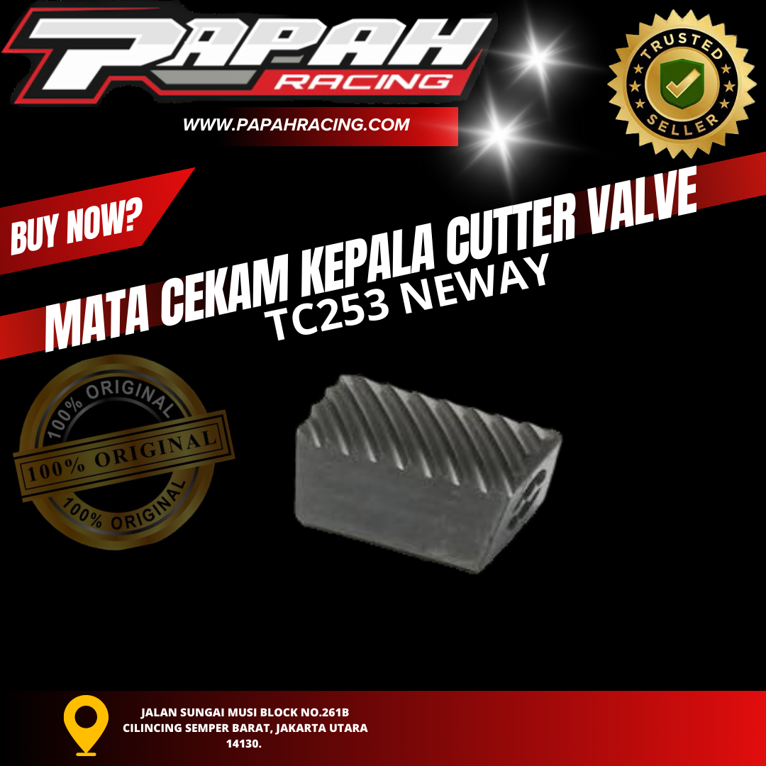 MATA CEKAM KEPALA CUTTER VALVE TC253 NEWAY (1pcs)